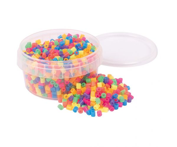 PlayBox: 5mm MIDI perlice za peglanje, 1000 komada u neon bojama