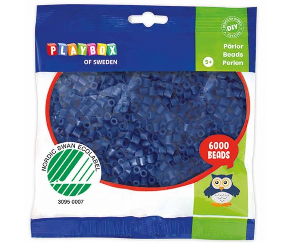 PlayBox: 5mm MIDI tamnoplava perla za glačanje, pakiranje od 6000 komada