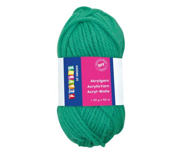 PlayBox: Akrilna pređa 50g zelena