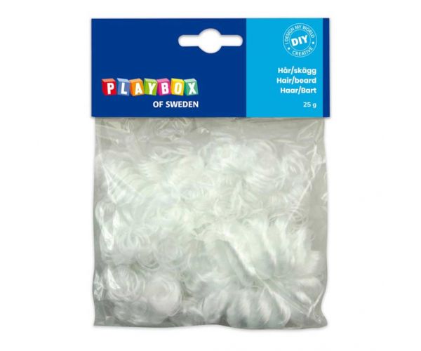 PlayBox: Bijela boja kose, brada 25g