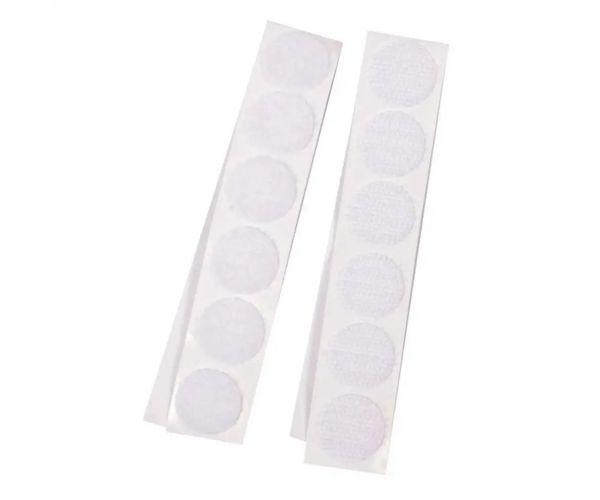 PlayBox: Bijela samoljepljiva čičak traka 20mm, set od 12 komada