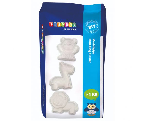 PlayBox: Bijeli gips u prahu 1kg