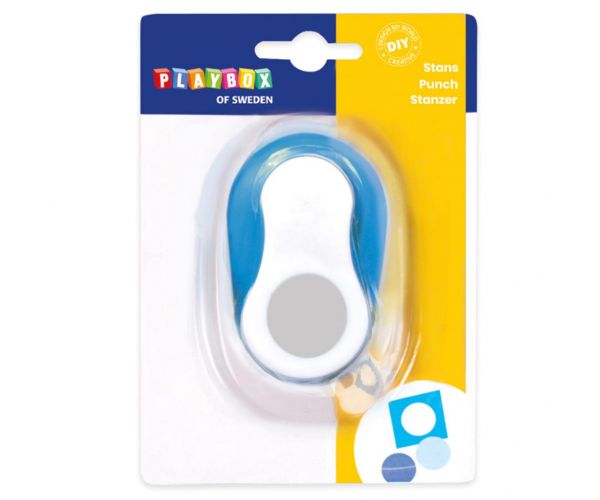 PlayBox: Bušač papira u obliku kruga 2,5 cm