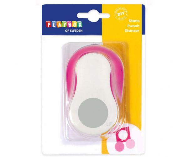 PlayBox: Bušač papira u obliku kruga 3,8 cm