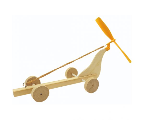 PlayBox: DIY drveni auto s propelom, set od 6 komada