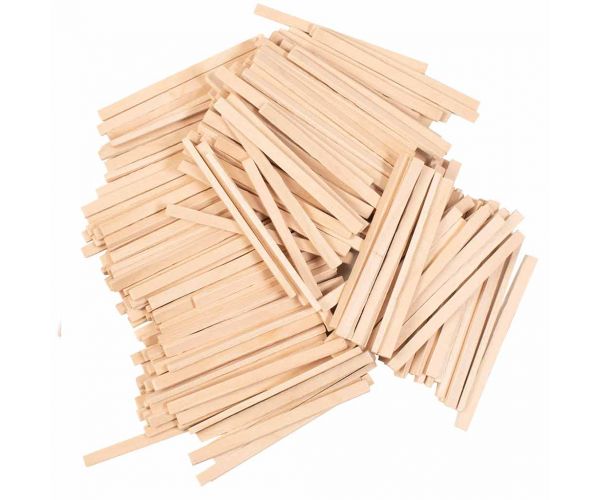PlayBox: Dekorativne drvene štapići 86 x 6 x 3 mm, pakiranje od 450 komada