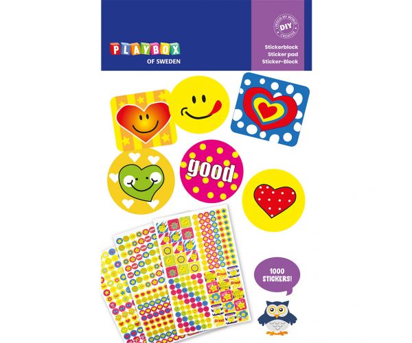 PlayBox: Dekorativni Smile i emoji paket naljepnica s 3 godine garancije, 1000 komada