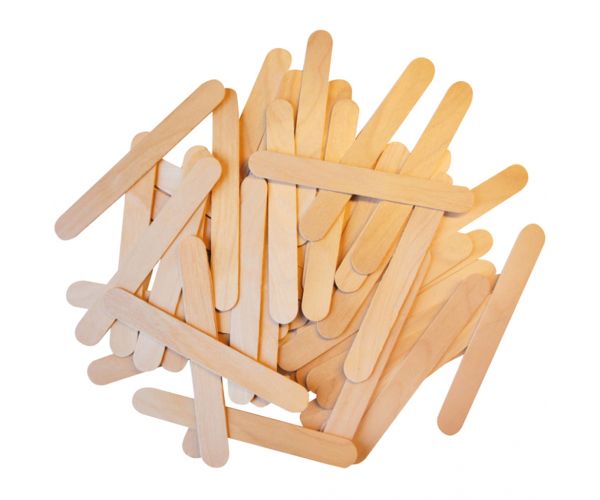 PlayBox: Drveni set od 500 komada špatula 15x1,8 cm