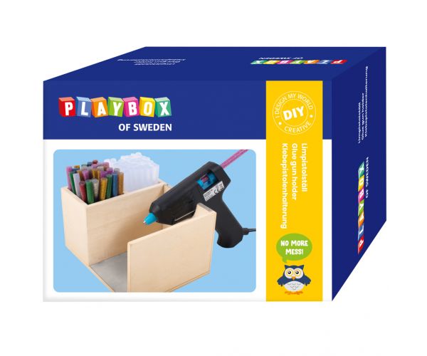 PlayBox: Drveni stalak za ljepilo pištolj 14,5x11cm