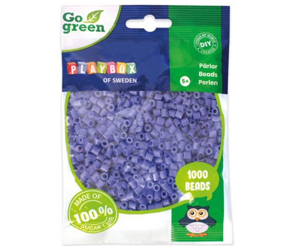 PlayBox: Go Green 5mm MIDI peglajuće perle u ljubičastoj boji, 1000 komada