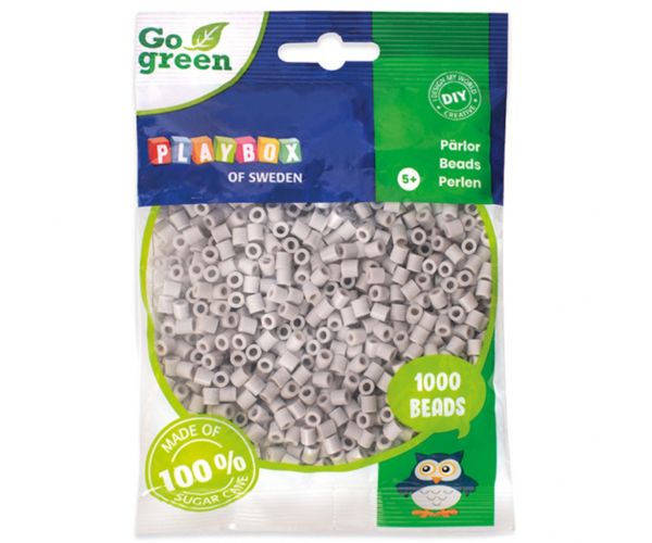 PlayBox: Go Green 5mm MIDI peglanje perle u sivoj boji, 1000 komada