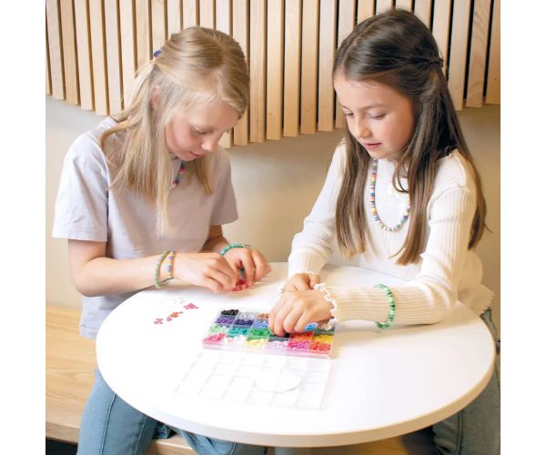 PlayBox: Heishi perlice za nizanje u kutiji za pohranu, set od 3500 komada
