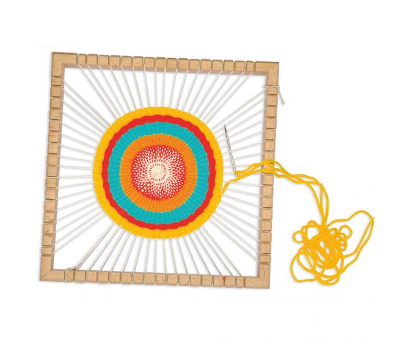 PlayBox: Okvir za tkanje okruglog oblika 23x23cm