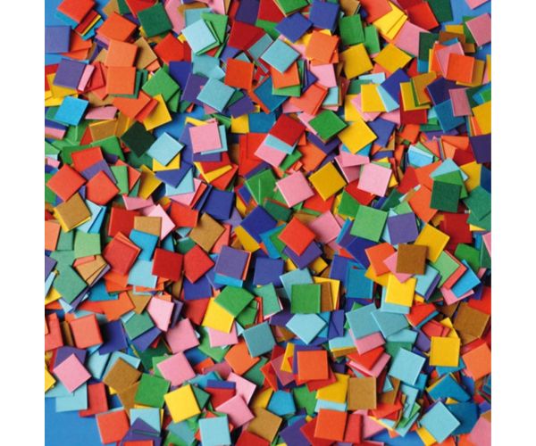PlayBox: Papirni mozaik u osnovnim bojama, set od 10000 komada, 10x10mm
