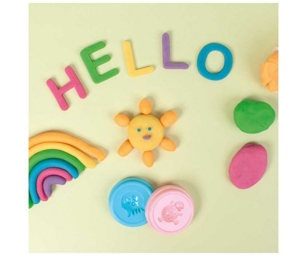 PlayBox: Plastelin u pastelnim bojama, set od 6 kom.