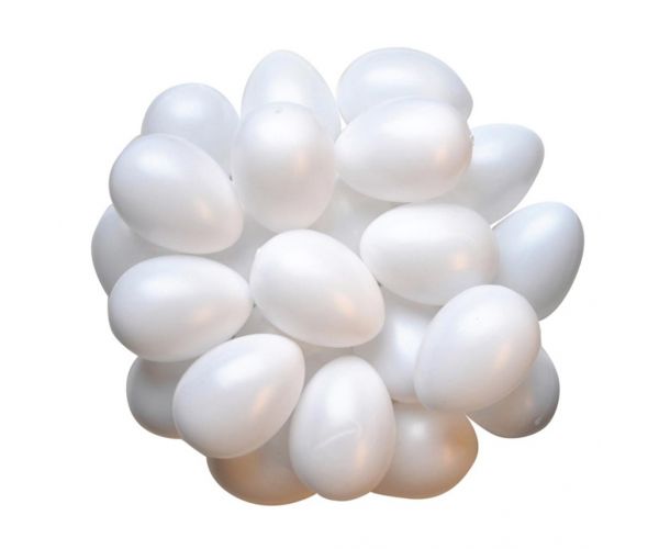PlayBox: Plastična jaja, set od 25 komada, 6x4,5 cm