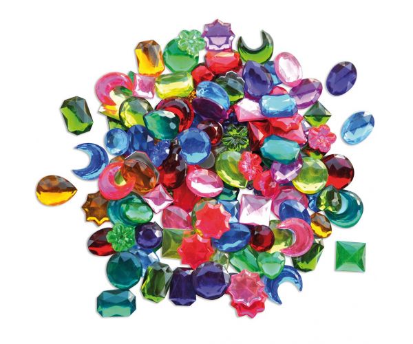 PlayBox: Plastični dekorativni kristali paket 15-20 mm 250 komada