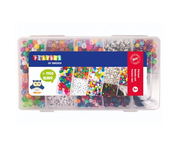 PlayBox: Plastični set perlica od 1900 komada u spremniku