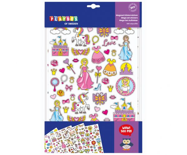 PlayBox: Princeze set od 500 mega naljepnica