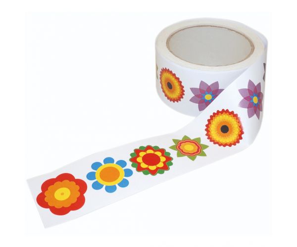 PlayBox: Rola naljepnica s cvjetnim uzorkom, 450 komada
