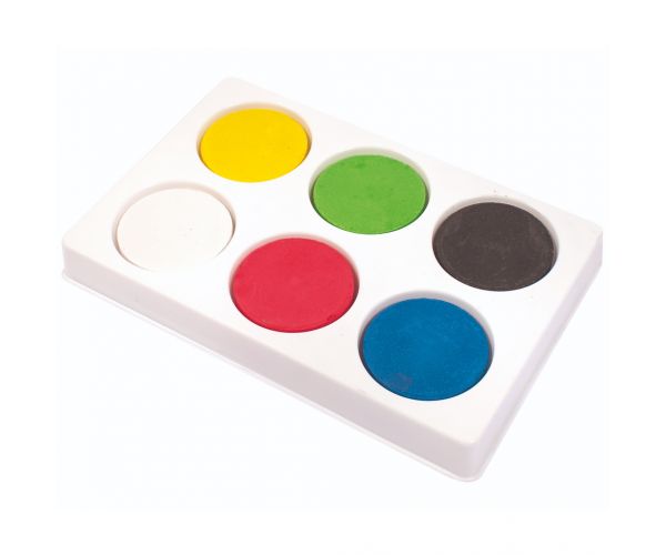 PlayBox: Šarena paleta s 6 boja i diskovima boje promjera 44 mm
