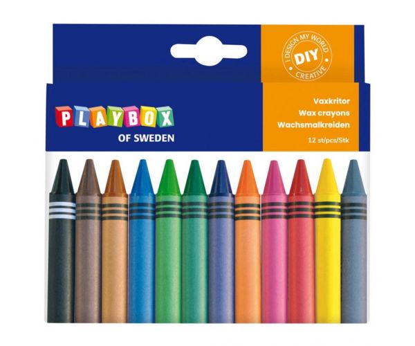 PlayBox: Set krede za crtanje od 12 komada, 1,1 cm