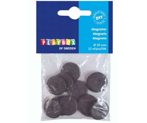 PlayBox: Set magneta od 20mm, 12 komada