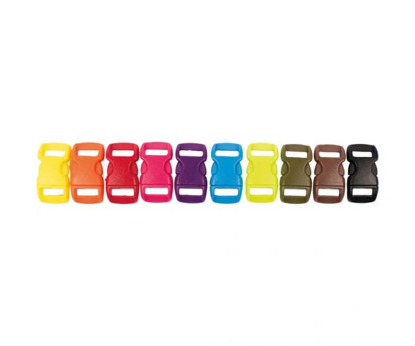 PlayBox: Műanyag színes csat 10db-os szett 11mm