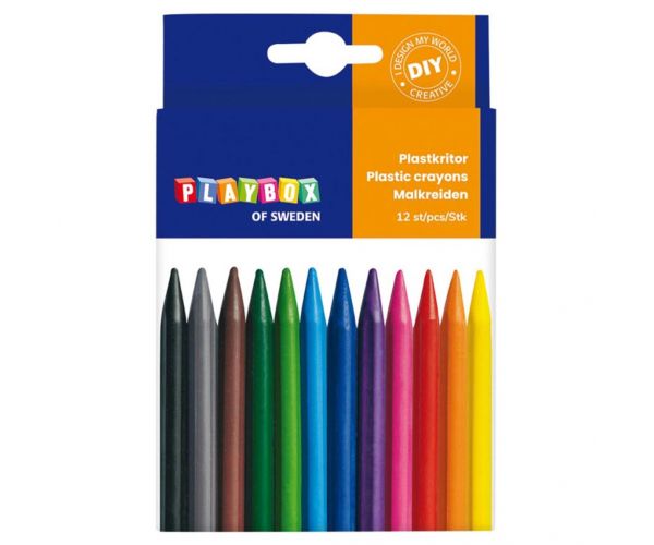 PlayBox: Set od 12 voštanih bojica