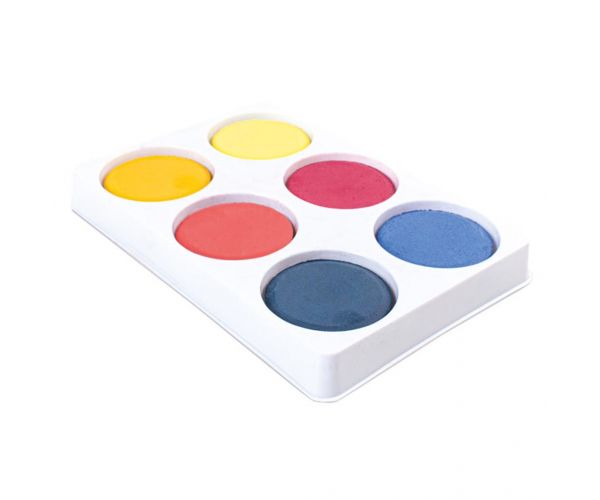 PlayBox: Set od 6 boja za vodenih boja s diskovima od 57 mm