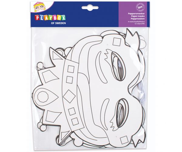 PlayBox: Set papirnatih maski s 12 princeza