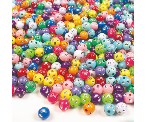 PlayBox: Set perli s 1000 komada sa kristalima, 8 mm