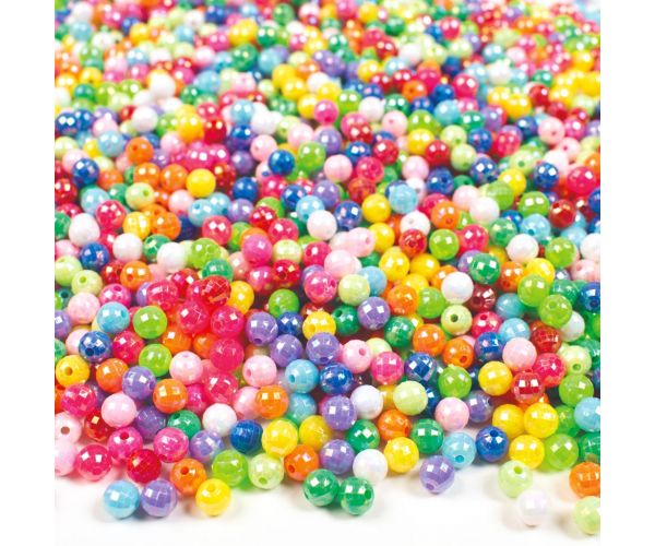 PlayBox: Set plastičnih kristalnih perli, 2000 komada, 6mm