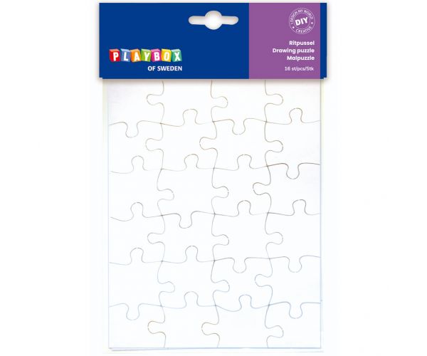 PlayBox: Set praznih slagalica 20,5x14,5 cm, 16 komada