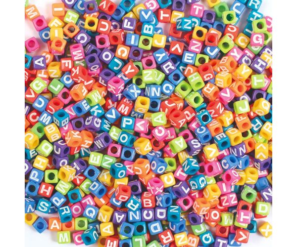 PlayBox: Set šarenih perli s 300 komada, 7x7x7mm
