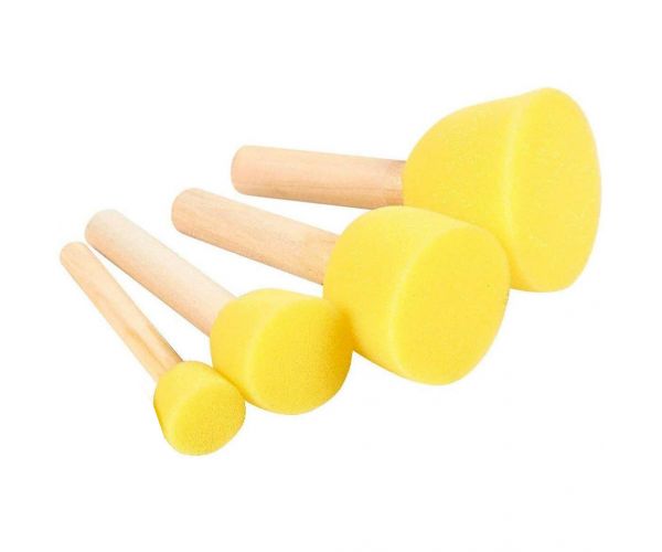 PlayBox: Set spužvastih kistova u različitim veličinama, 4 komada