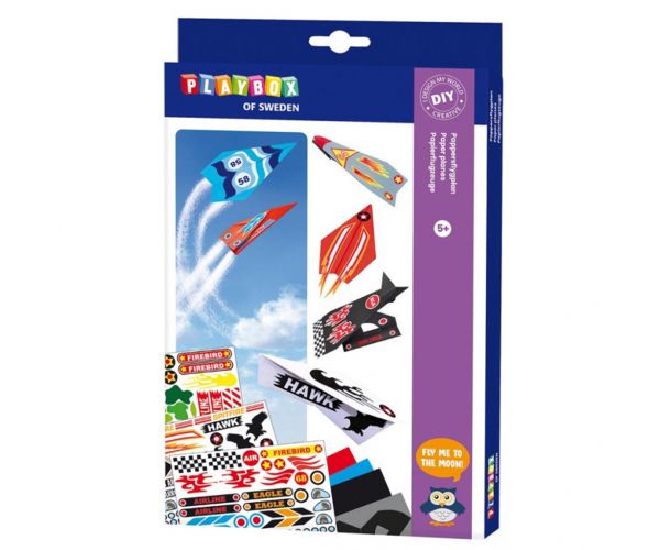 PlayBox: Set za izradu ručno rađenih papirnatih aviona