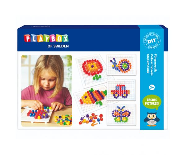 PlayBox: Set za izradu šarenih mozaika s 120 dijelova