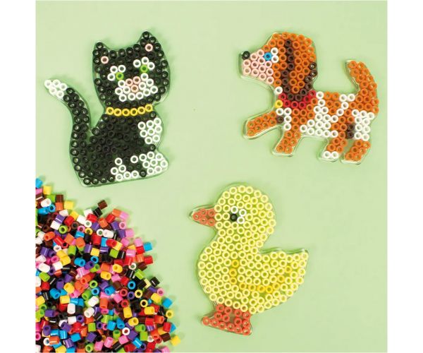 PlayBox: Set životinjskih podloga za 5 mm MIDI perle za peglanje, 4 komada