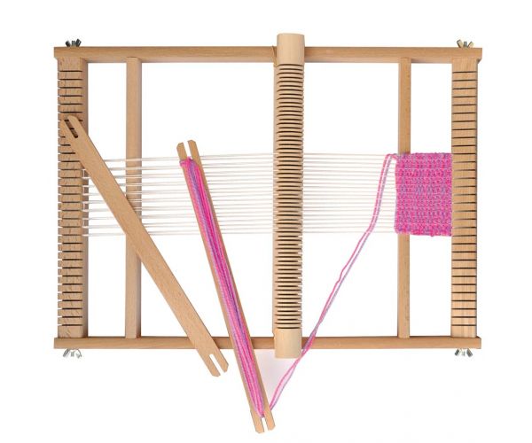 PlayBox: Tkalački okvir kvadratnog oblika za tkanje 47x34cm