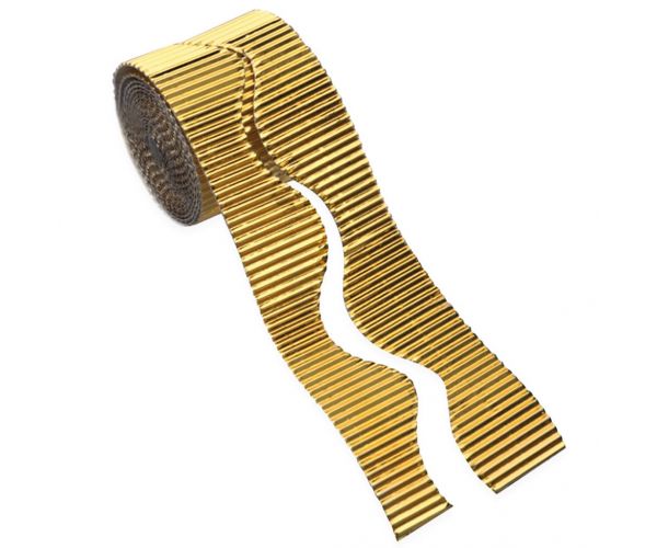 PlayBox: Valoviti karton u zlatnoj boji 50mm 15m