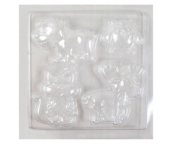 PlayBox: Životinjski kalup za odljev gipsa 17x17cm