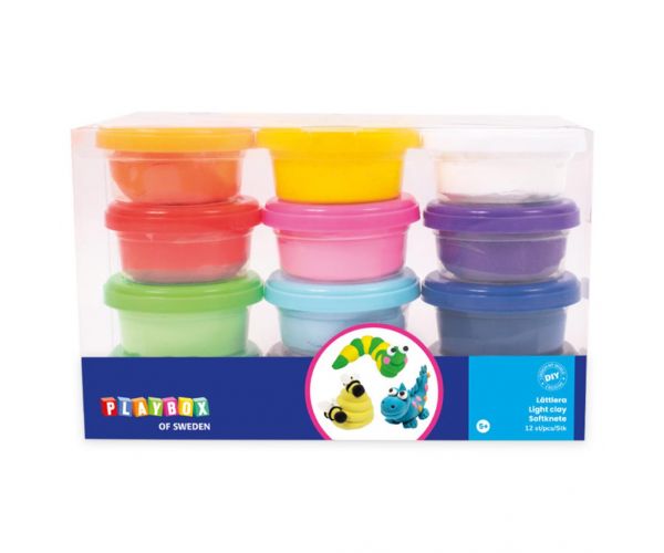 PlayBox: set od 12 komada zračno sušeće gline