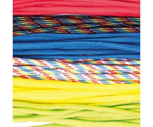 Playbox: Színes csomózókötél készlet – 3,4 mm, 6 x 2,6 m