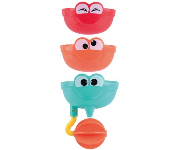 Playgo: Vesela lica - set igračaka za kupanje od 3 komada