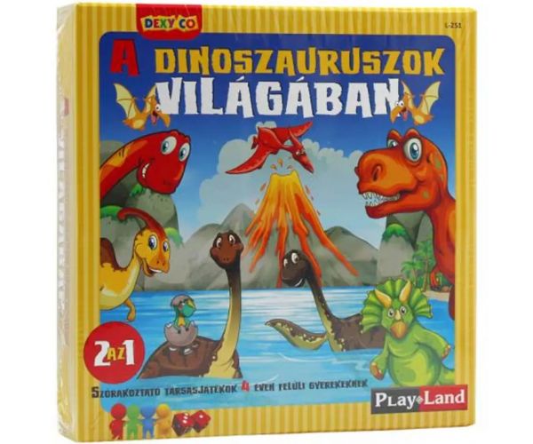 Playland: A dinoszauruszok világában társasjáték