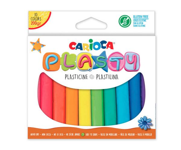 Plastelin za modeliranje set od 10kom - Carioca