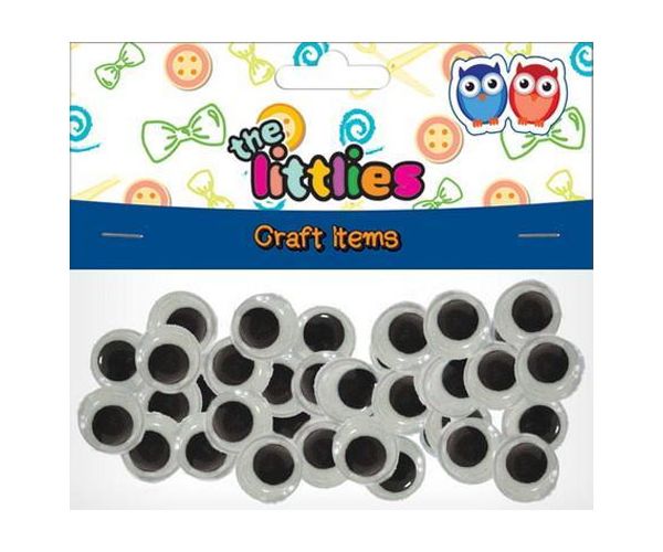 Plastične oči 12mm 100kom