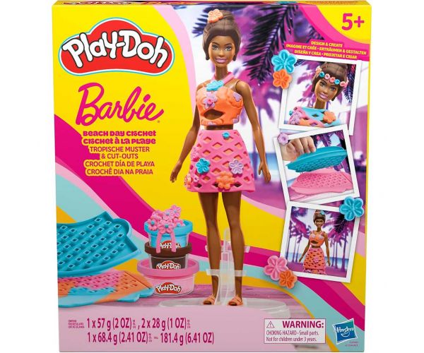 Play-Doh: Barbie Strandolós nap gyurma szett - Hasbro