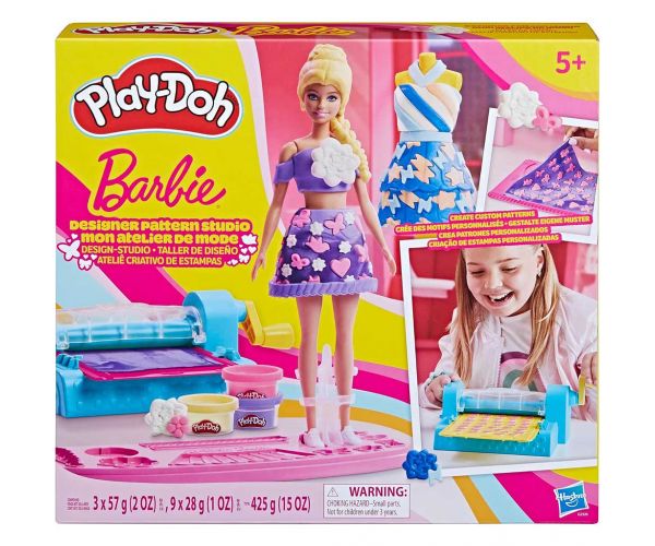 Play-Doh: Barbie Ruhatervezői mintastúdió szett - Hasbro